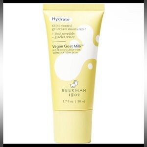 Beekman 1802 Vegan Goat Milk Shine Control Gel Cream Moisturizer 1.7 fl oz
